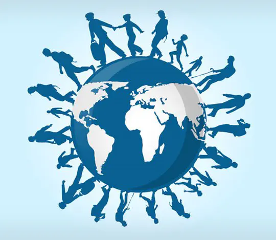 Interactive Visualization of the Global Migration Trends